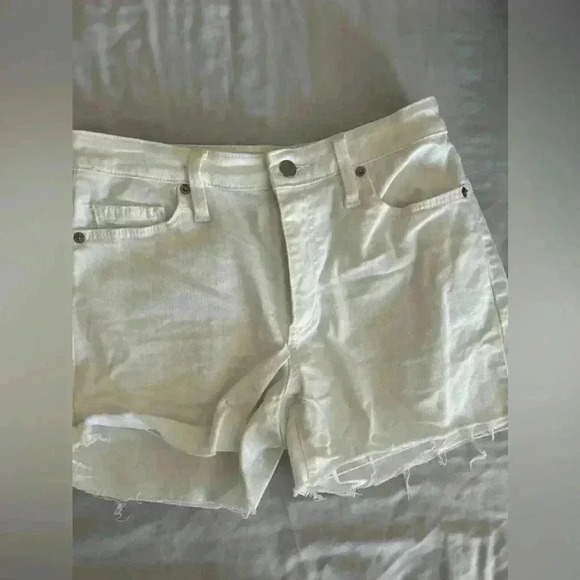 Universal Thread white shorts, jeans material with ripped look. - Picture 1 of 6